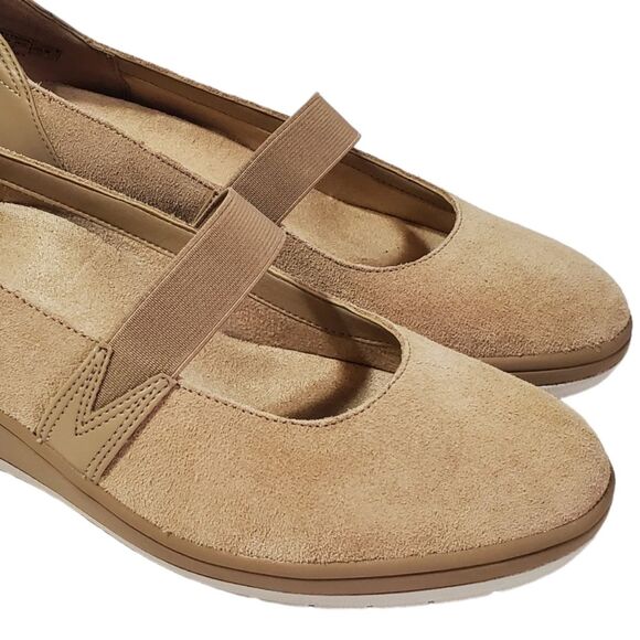 Vionic Womens Suede Neutral Tan Slip-On Mary Janes 9W - Picture 14 of 14